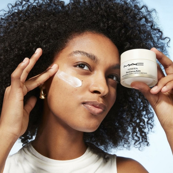 MAC HYPER REAL SKIN CANVAS BALM MOISTURIZING CREAM DELUXE SAMPLE. - Picture 8 of 12